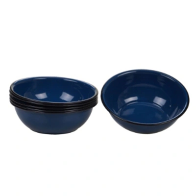 Shop Certified International Enamelware - Cobalt Blue 6-pc. Individual Bowl