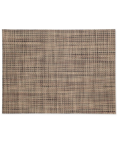 Shop Chilewich Mini Basket Weave Placemat 14" X 19" In Bark