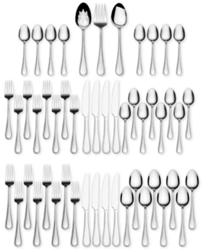 Shop International Silver 18/0 Stainless Steel 51-pc. Adventure Flatware Set, Created For Macy's In Grey Group