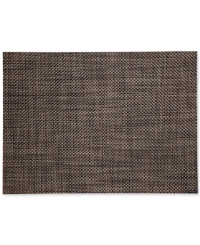 Shop Chilewich Mini Basket Weave Placemat 14" X 19" In Earth