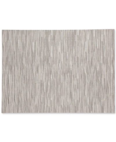 Shop Chilewich Bamboo Woven Vinyl Placemat 14" X 19" In Chalk