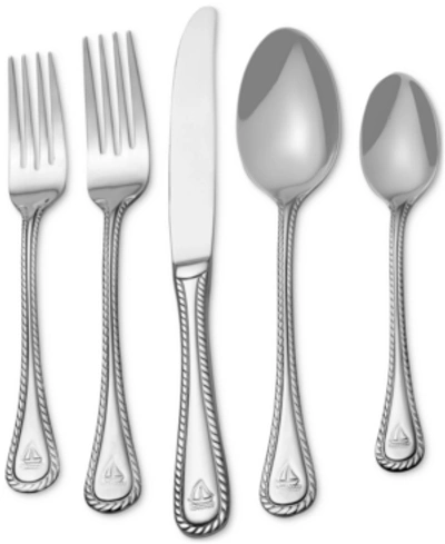 Shop Towle Nautical 20-pc. Flatware Set, Service For 4 In Grey Group