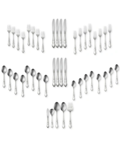 Shop Oneida Dover 45-piece Flatware Set, Service For 8 In Stainless