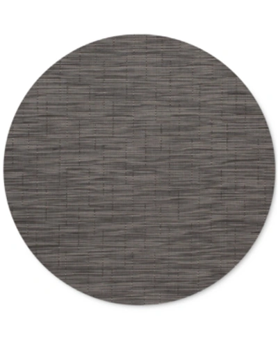 Chilewich Bamboo Round Placemat In Grey Flnl
