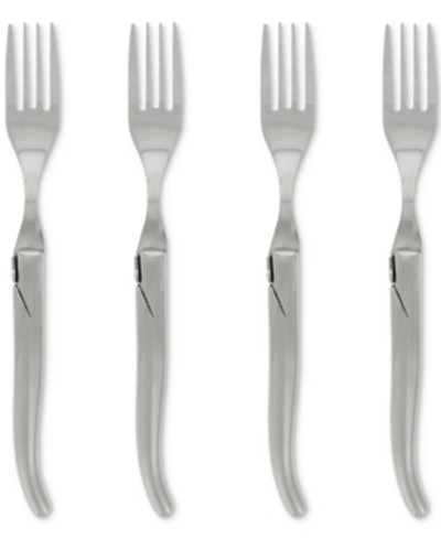 Shop French Home Laguiole Connoisseur Stainless Steel Steak Forks, Set Of 4