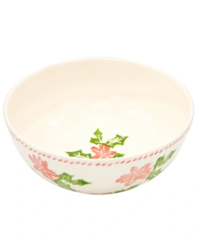 Shop Euro Ceramica Natal Serving Bowl In Multicolor