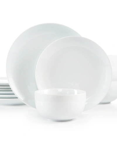 Shop The Cellar 12 Pc. Coupe Dinnerware Set, Service For 4, Created For Macy's