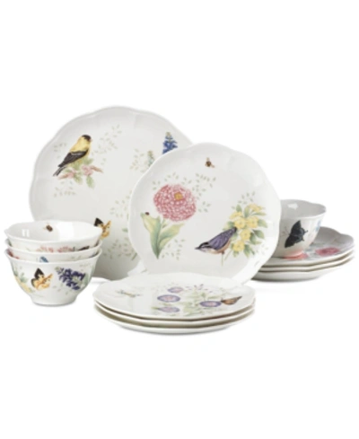 Shop Lenox Butterfly Meadow Flutter 12-pc. Dinnerware Set, Service For 4 In Multi