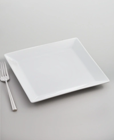 Shop The Cellar Whiteware Square Salad Plate, Created For Macy's