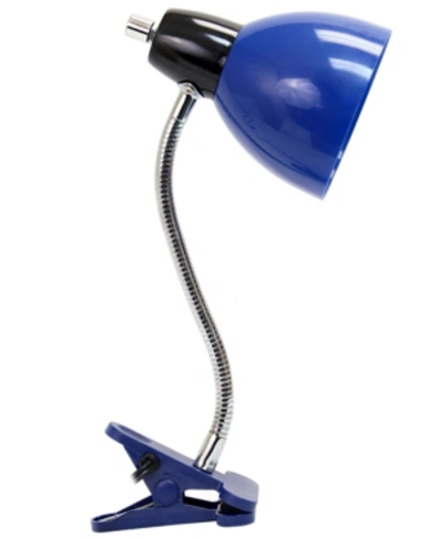 Shop All The Rages Limelight's Adjustable Clip Lamp Light In Blue