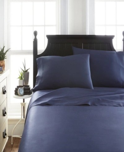 Shop Ienjoy Home Luxury Rayon From Bamboo 4-pc. Sheet Set, California King In Navy