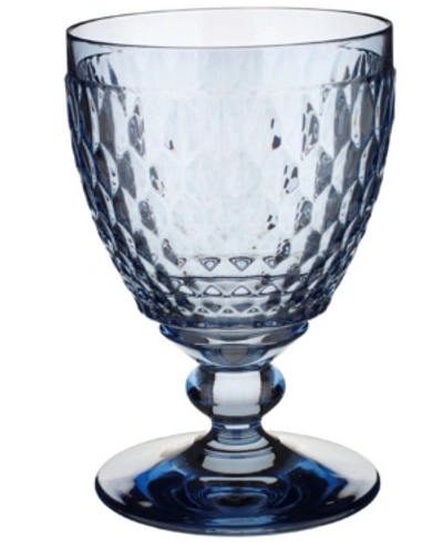 Villeroy & Boch Ston Coloured Red Wine Goblet In Blue