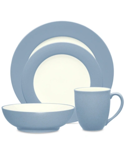 Noritake Colorwave Rim 4 Piece Place Setting In Ice