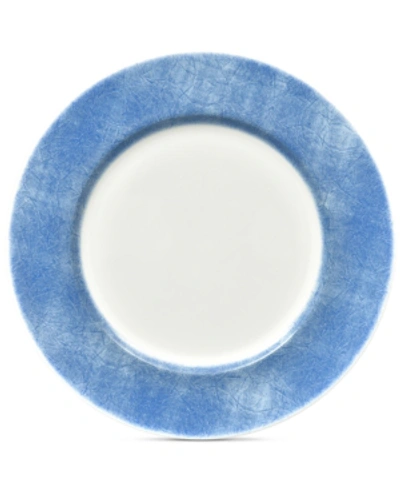 Shop Noritake Hammock Round Platter In Blue