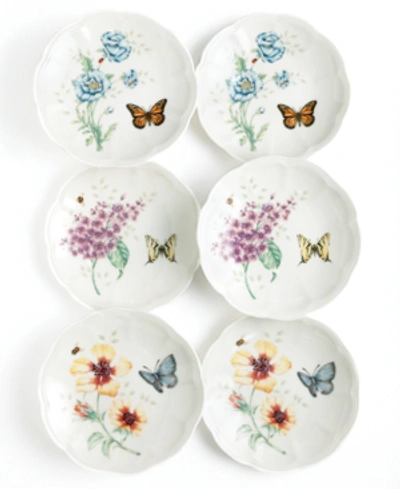 Shop Lenox Butterfly Meadow Set Of 6 Tidbit Party Plates