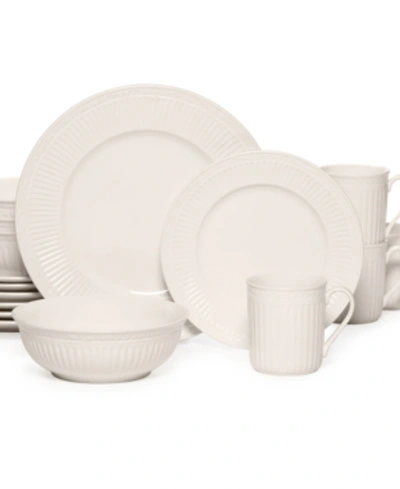 Shop Mikasa Italian Countryside 16 Piece Set Service For 4 In White Grou