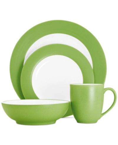 NORITAKE COLORWAVE RIM PLACE SETTING, SET OF 4 PIECE 