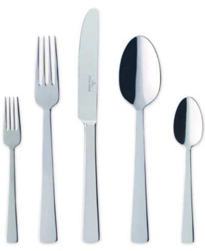 Shop Villeroy & Boch Notting Hill 20-pc. Flatware Set, Service For 4 In Stainless Steel
