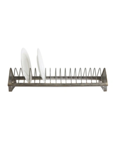 Shop 3r Studio Metal Plate Rack In Grey