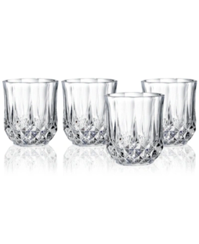 Shop Longchamp Cristal D'arques  Set Of 4 Double Old Fashioned Glasses