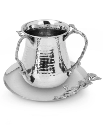 Shop Classic Touch Tervy Jeweled Wash Cup In Silver