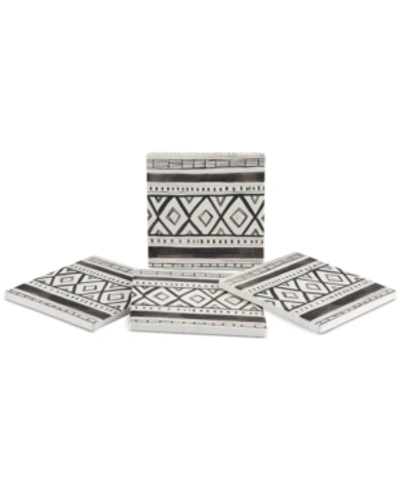 Shop Thirstystone Tribal Echo Iii 4-pc. Coaster Set In Multi