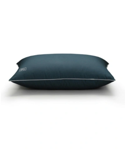 Shop Pillow Guy Down Alternative Stomach Sleeper Soft Pillow With Micronone Technology - King In Navy/teal