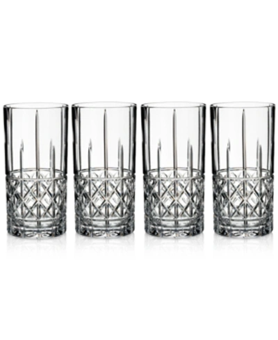 Shop Marquis By Waterford Brady 4-pc. Highball Glass Set In No Color