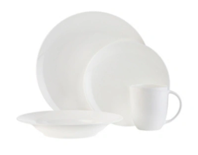 Shop Godinger Lune Bone China 16-pc Dinnerware Set, Service For 4 In White