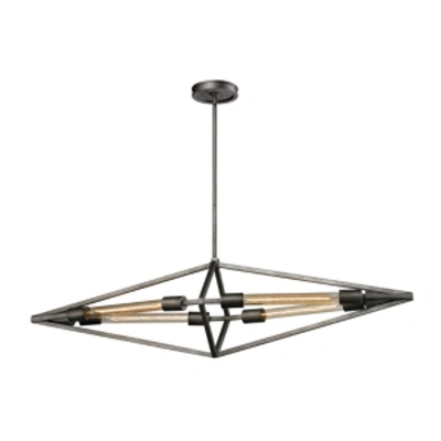 Elk Lighting Laboratory 4 Light In Silver