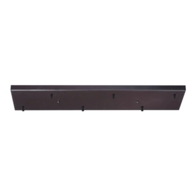 Elk Lighting 6 Light Rectangular Pan In Oiled Bronze In Bronze