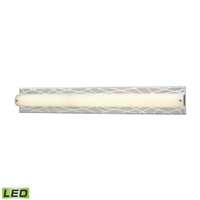 Elk Lighting Captiva Vanity Polished Stainless/matte Nickel In Silver