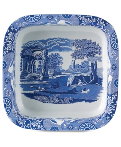 Shop Spode "blue Italian" Square Dish, 10"