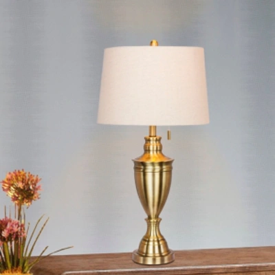 Shop Fangio Lighting 's 1587ab 31" Classic Urn Antique Table Lamp In Multi