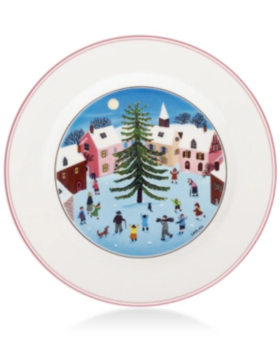 Shop Villeroy & Boch Design Naif Christmas Salad Plate In White