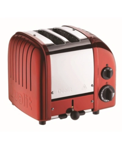Shop Dualit 2 Slice Newgen Toaster In Apple Candy Red