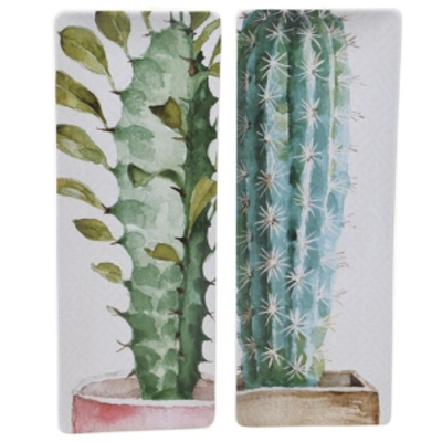 Shop Certified International Cactus Verde 2-pc. Rectangular Platter