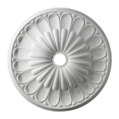 Elk Lighting Melon Reed Medallion 32" In White Finish In White
