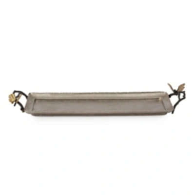 Michael Aram Butterfly Ginkgo Vanity Tray In Silver