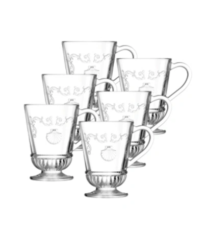 Shop La Rochere Versailles 9-ounce Coffee Cup, Set Of 6 In Clear