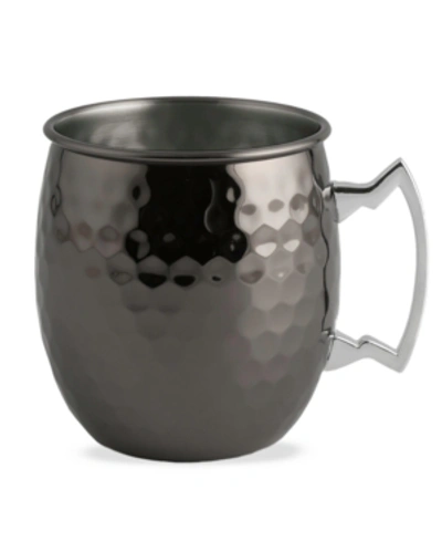 Thirstystone By Cambridge Black Faceted Moscow Mule Mug In Black