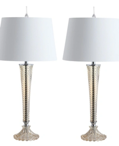 Jonathan Y Caterina Table Lamp - Set Of 2 In Beige