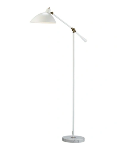 Shop Adesso Peggy Floor Lamp In Antique Brass
