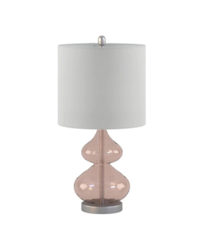 Shop Jla Home 510 Design Ellipse Table Lamp In Pink