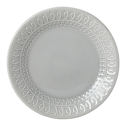 Shop Kate Spade Willow Drive Dinner Plate In Grey