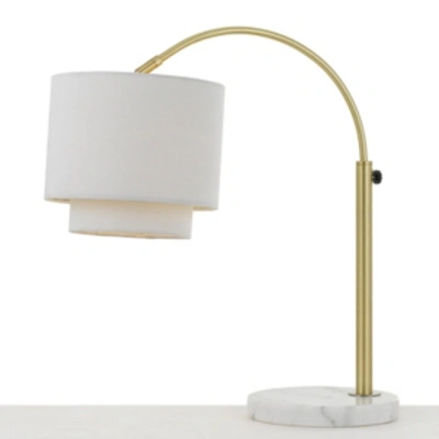 Shop Aflighting Af Lighting Arched Table Lamp In Gold