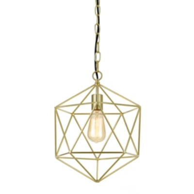 Shop Aflighting Af Lighting Bellini One-light Chandelier In Gold