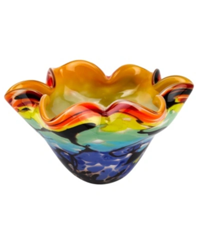Badash Crystal Allura Bowl In Multi