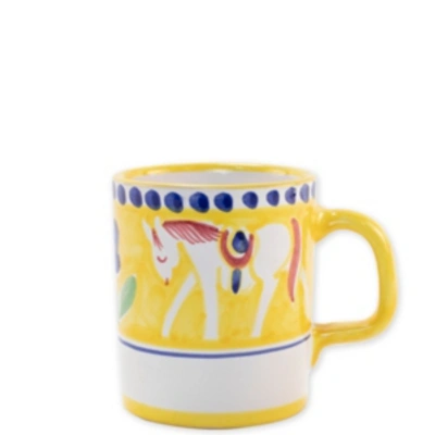 Shop Vietri Campagna Mug In Yellow