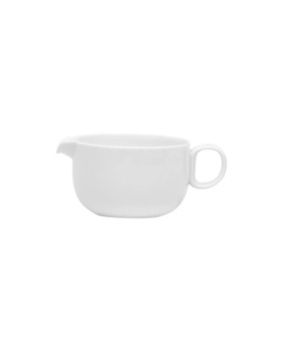 Red Vanilla Every Time Gravy Boat In White